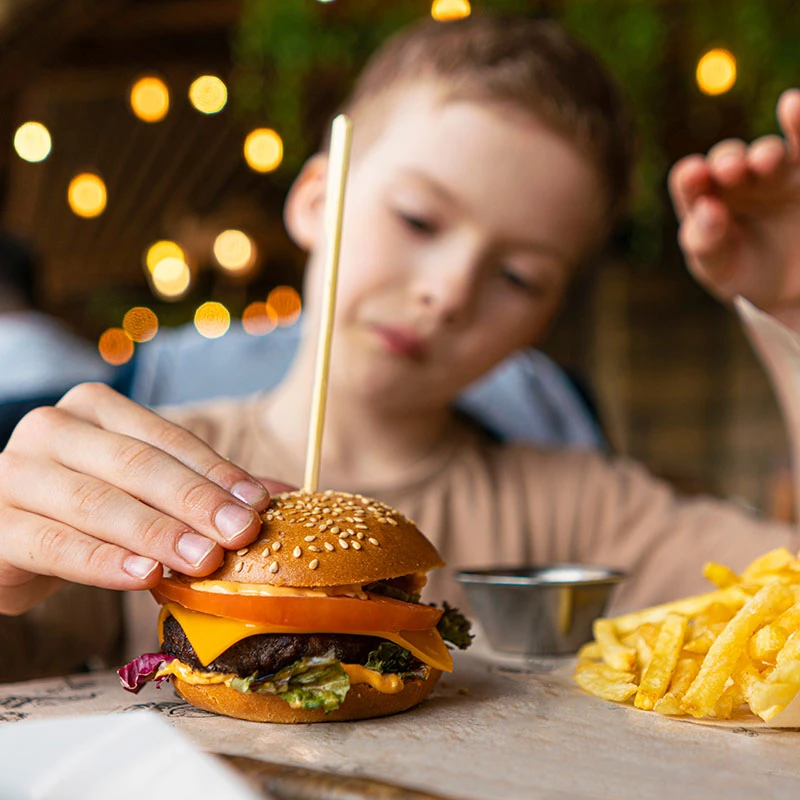 Menu enfant (- de 10 ans)